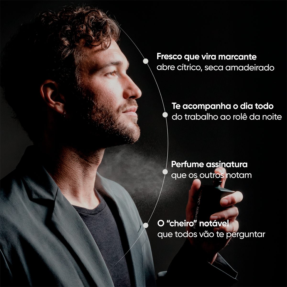 Perfume Confident Eau de Parfum Masculino 100ml — foto 2