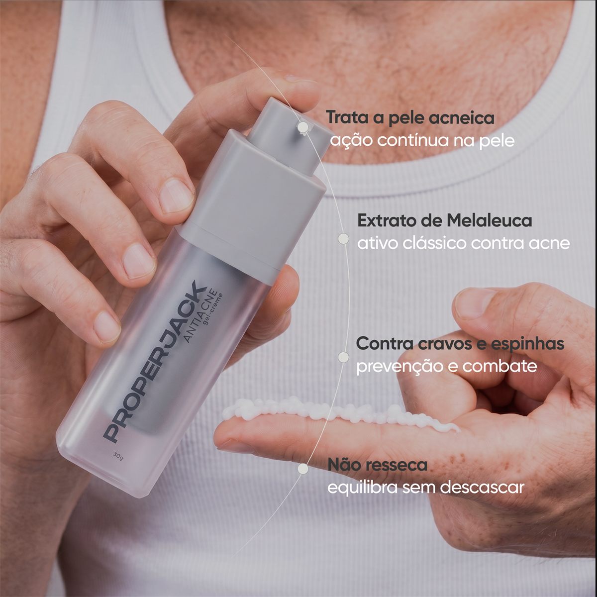 ANTIACNE - Gel Creme Antiacne - 30g  — foto 2