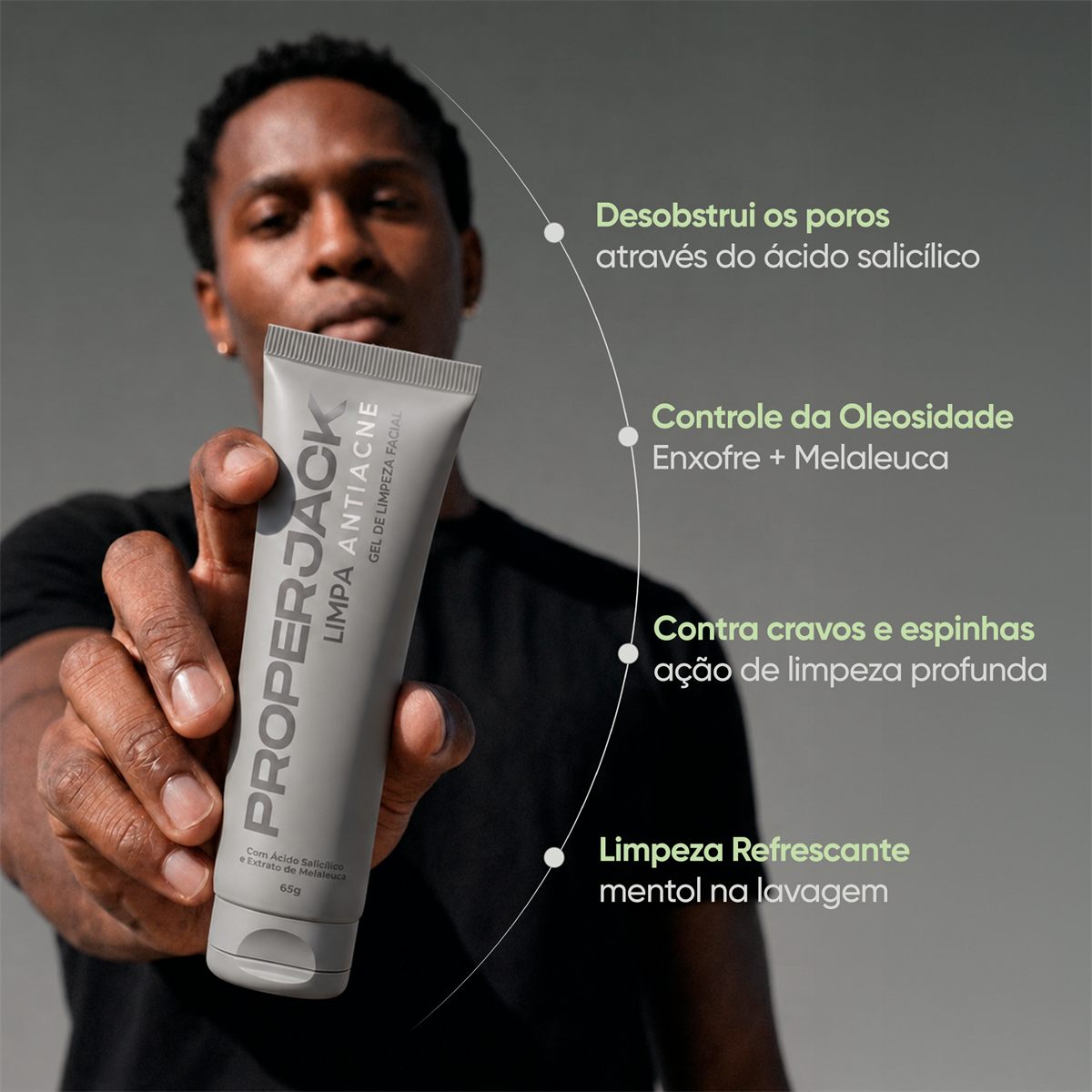 LIMPA ANTIACNE - Gel de Limpeza Antiacne Facial - 65g — foto 2