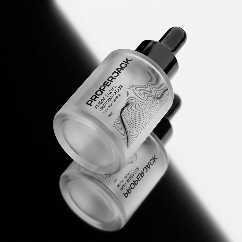 SÉRUM UNIFORMIZADOR — textura leve, de rápida absorção